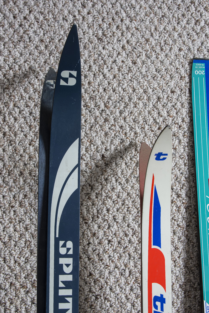 Splitkein, Trak. Rossignol, and Kneissel Skis