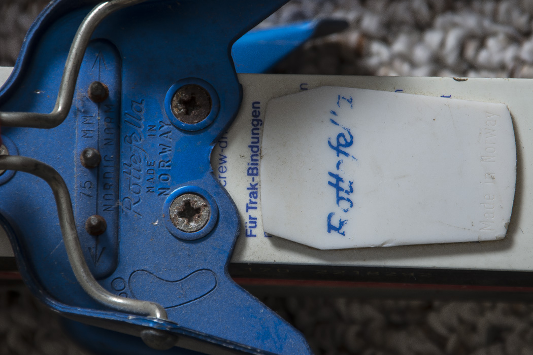 Splitkein, Trak. Rossignol, and Kneissel Skis