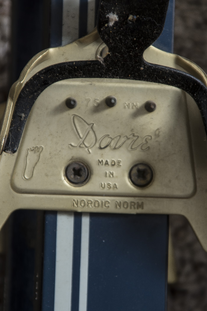 Splitkein, Trak. Rossignol, and Kneissel Skis