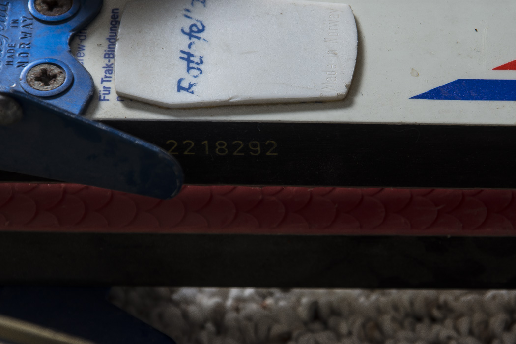 Splitkein, Trak. Rossignol, and Kneissel Skis