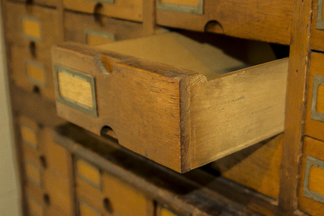 Antique Oak Woodruff Patent Cabinet