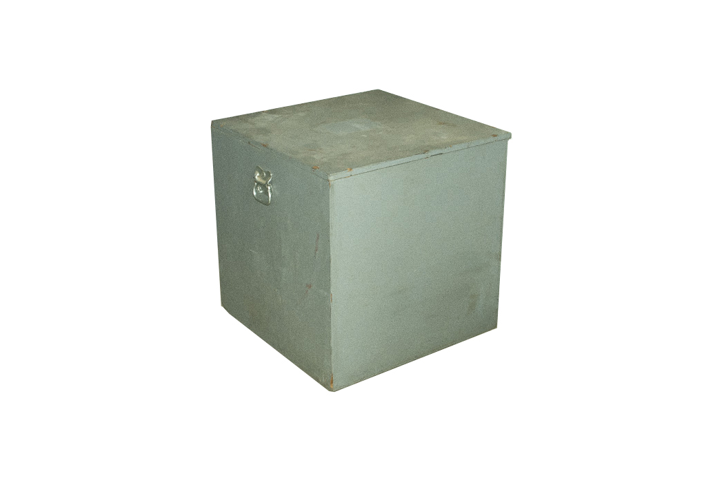 Wood Crate and Electrical Cables