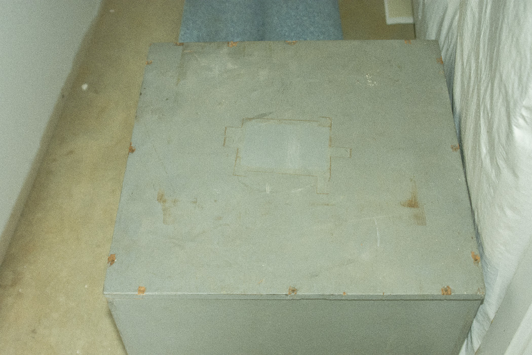 Wood Crate and Electrical Cables