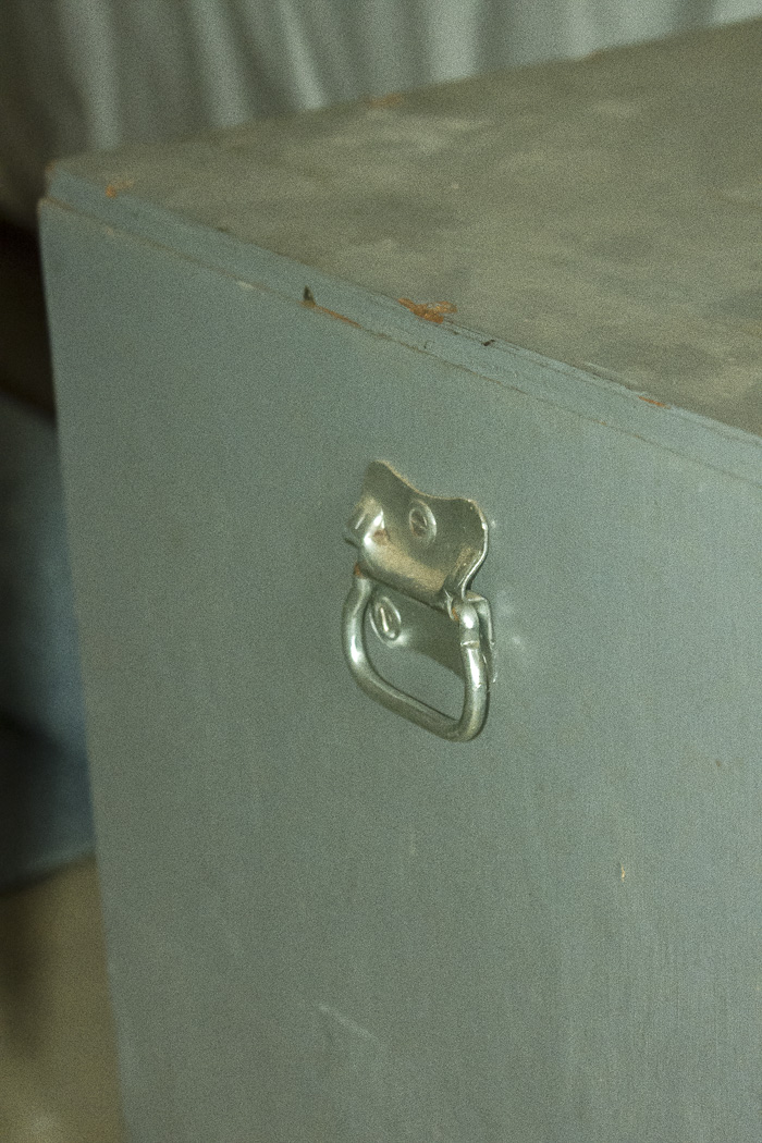 Wood Crate and Electrical Cables