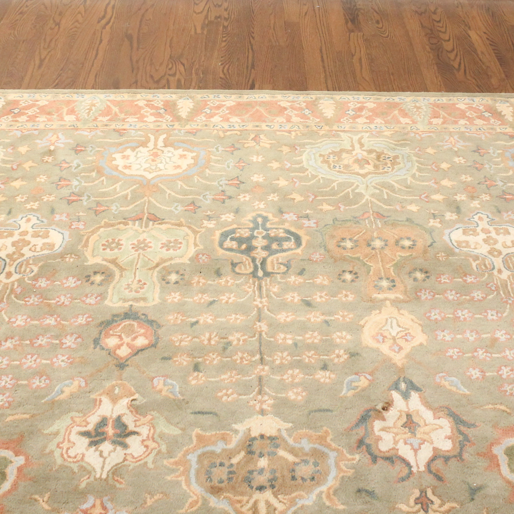 Hand Tufted Persian Style Room Size Rug by Pottery Barn