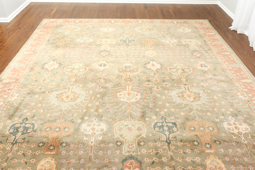 Hand Tufted Persian Style Room Size Rug by Pottery Barn