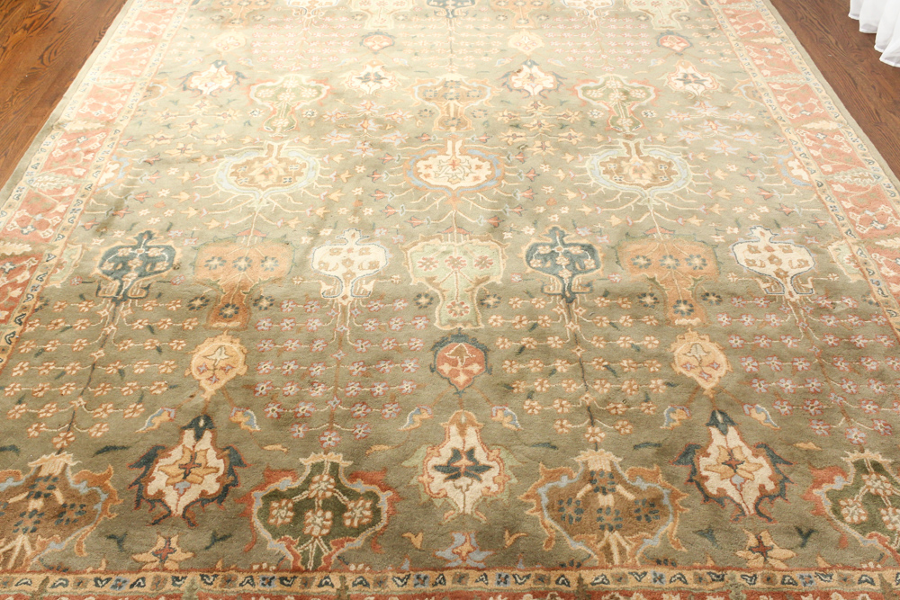 Hand Tufted Persian Style Room Size Rug by Pottery Barn