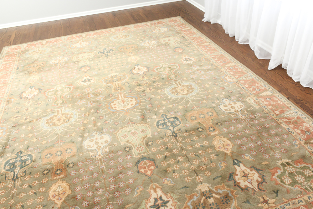 Hand Tufted Persian Style Room Size Rug by Pottery Barn