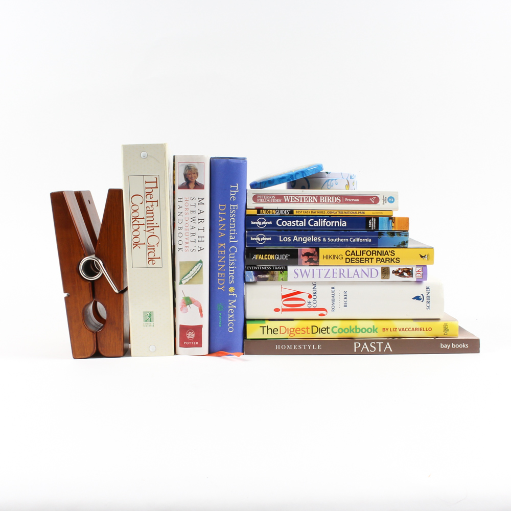 Martha Stewart and Other Cookbooks, Rock CDs and Travel Guides