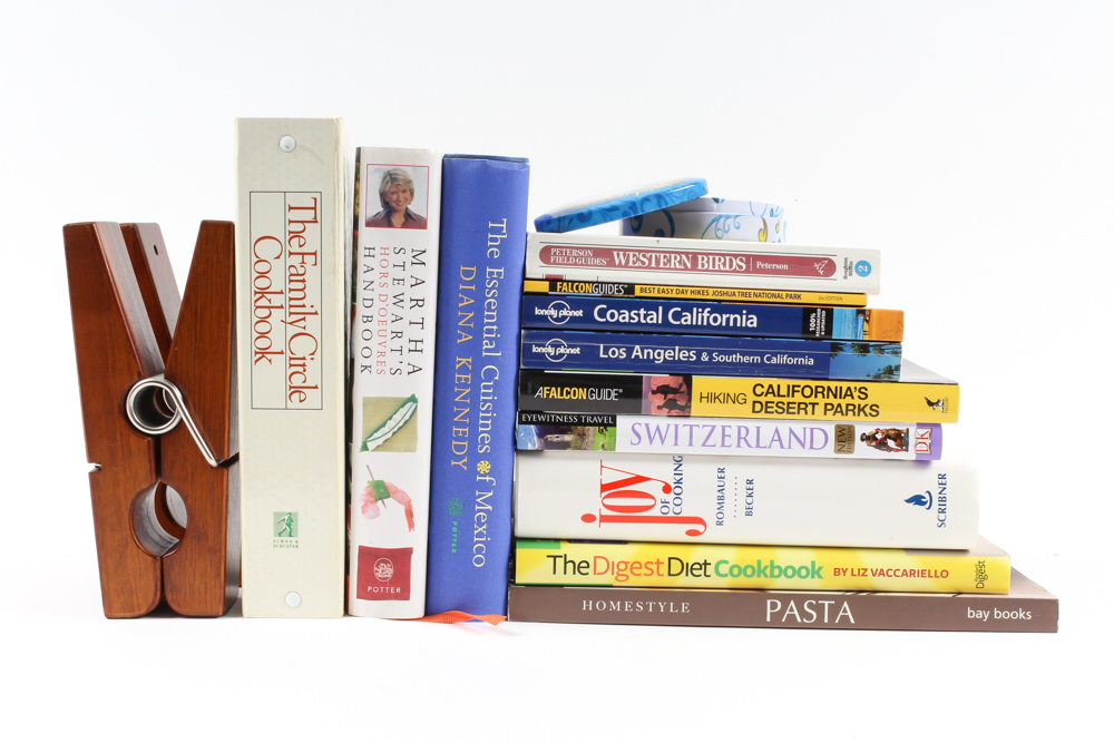Martha Stewart and Other Cookbooks, Rock CDs and Travel Guides