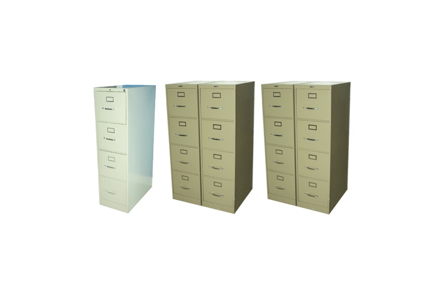 Group of Premier Filing Cabinets