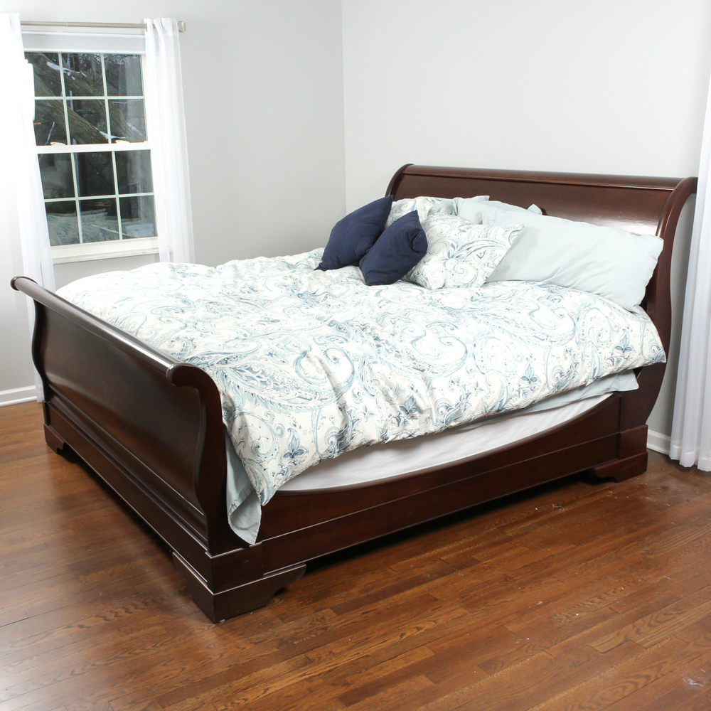 Restoration hardware marston sleigh bed top