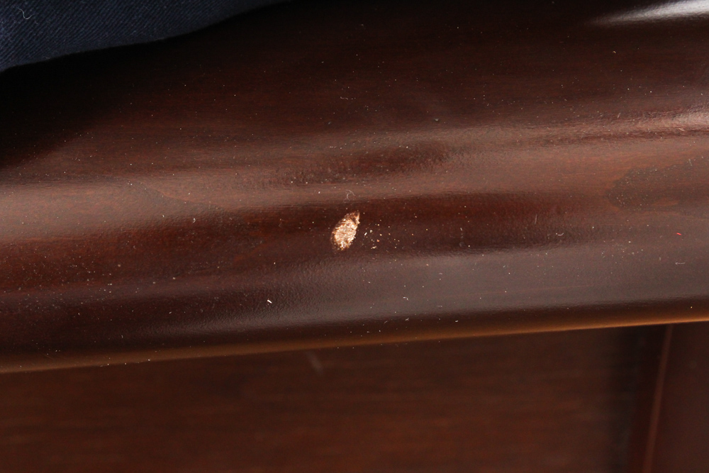 Restoration Hardware "Marston" Cherry King Sleigh Bed by Michaels Furniture