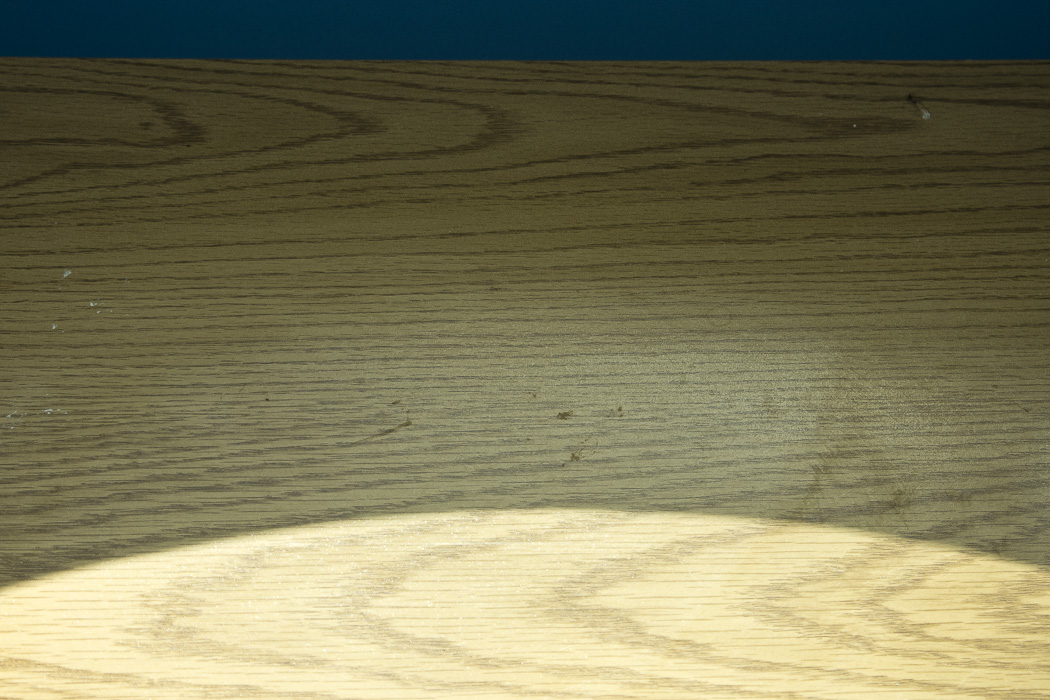 Wood and Metal Desk and Wood Office Chair