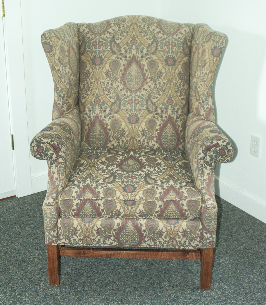 Chippendale Style Wingback Chair