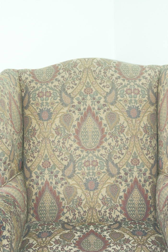 Chippendale Style Wingback Chair