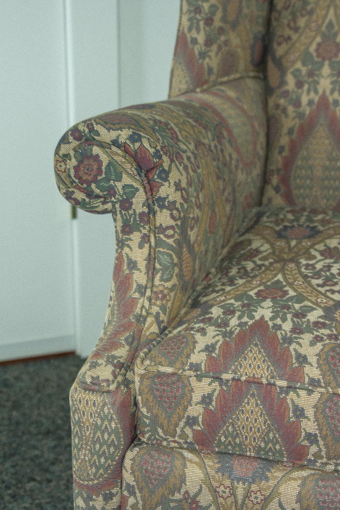 Chippendale Style Wingback Chair