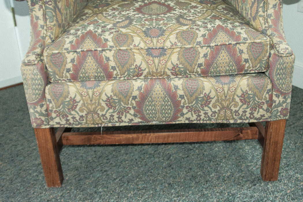 Chippendale Style Wingback Chair