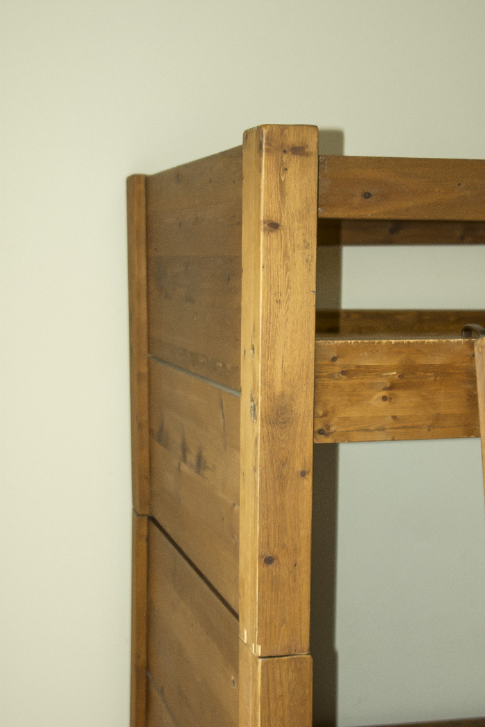 Vintage Knotty Pine Bunk Beds