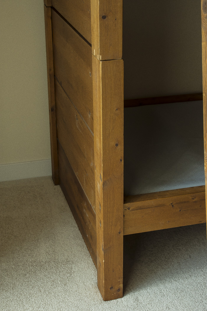 Vintage Knotty Pine Bunk Beds