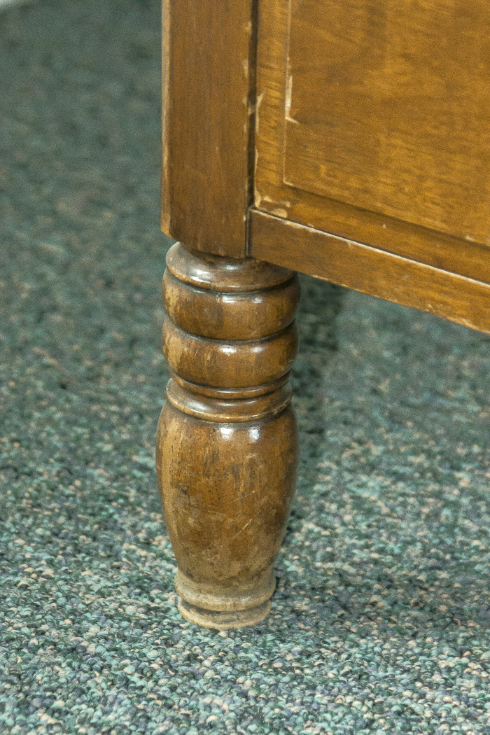 Double Pedestal Wood Desk