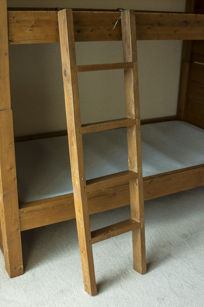 Vintage Knotty Pine Bunk Beds