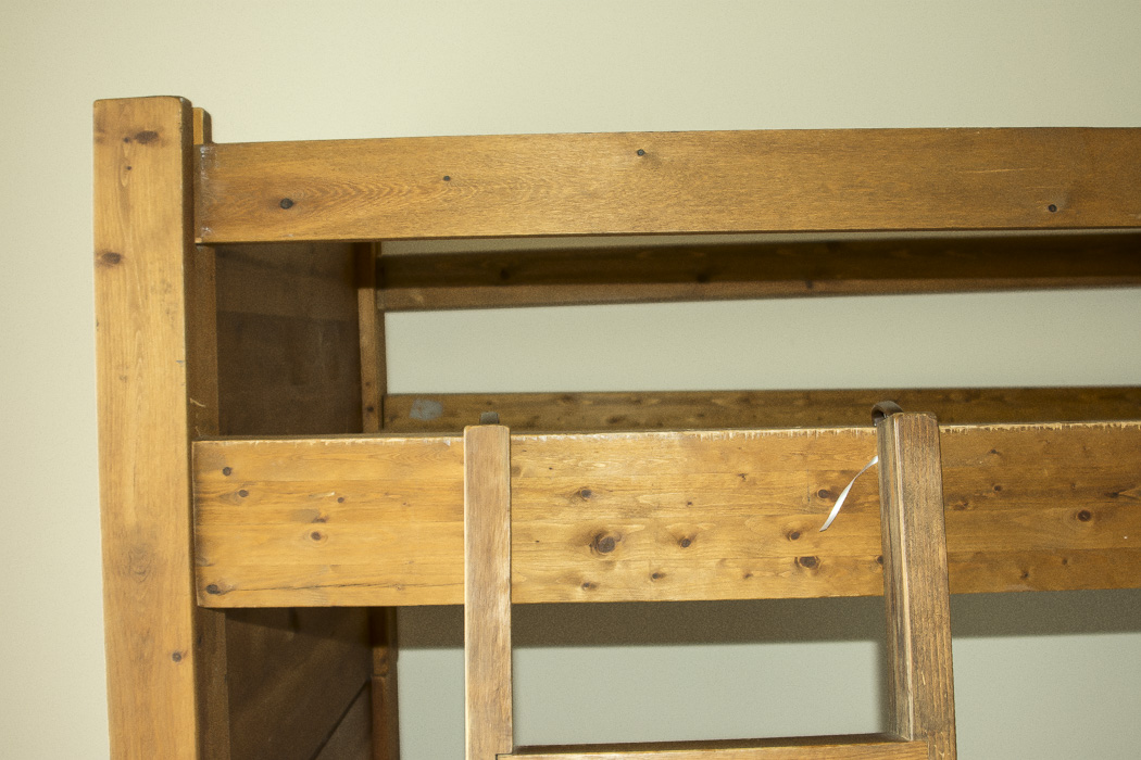 Vintage Knotty Pine Bunk Beds