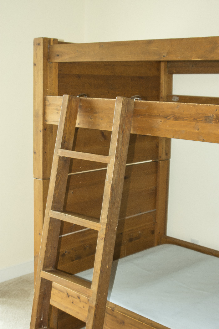 Vintage Knotty Pine Bunk Beds
