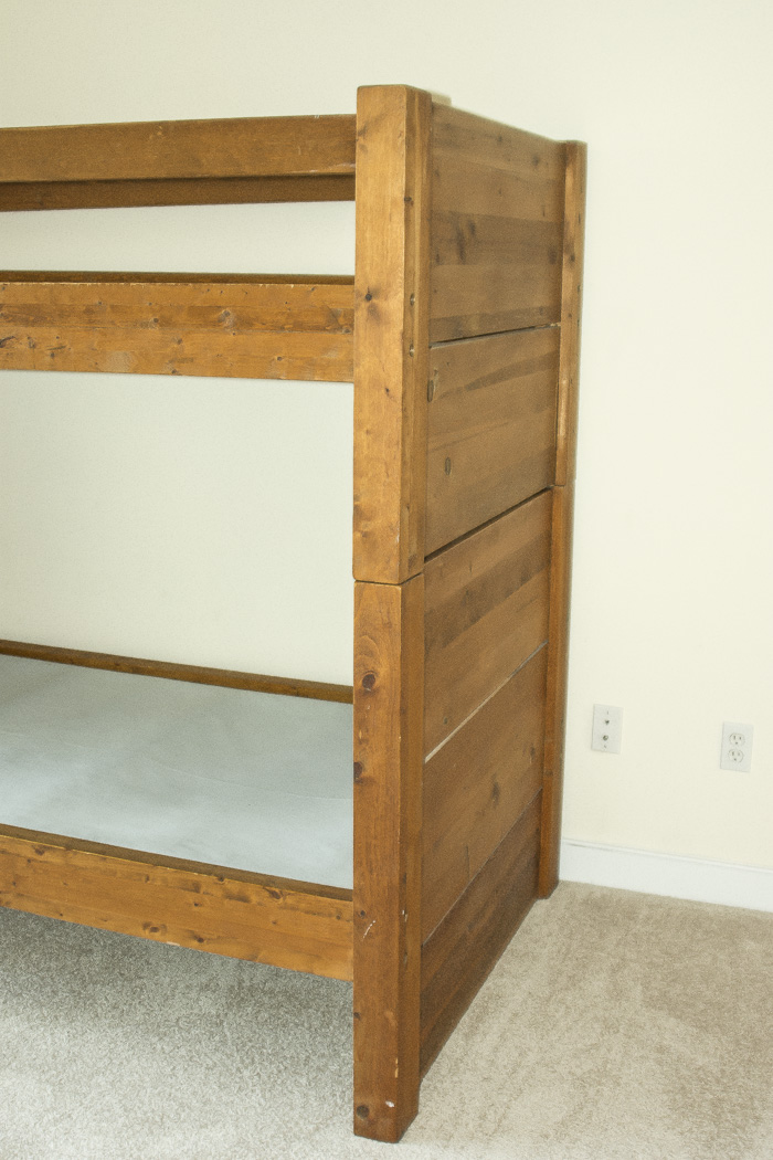Vintage Knotty Pine Bunk Beds