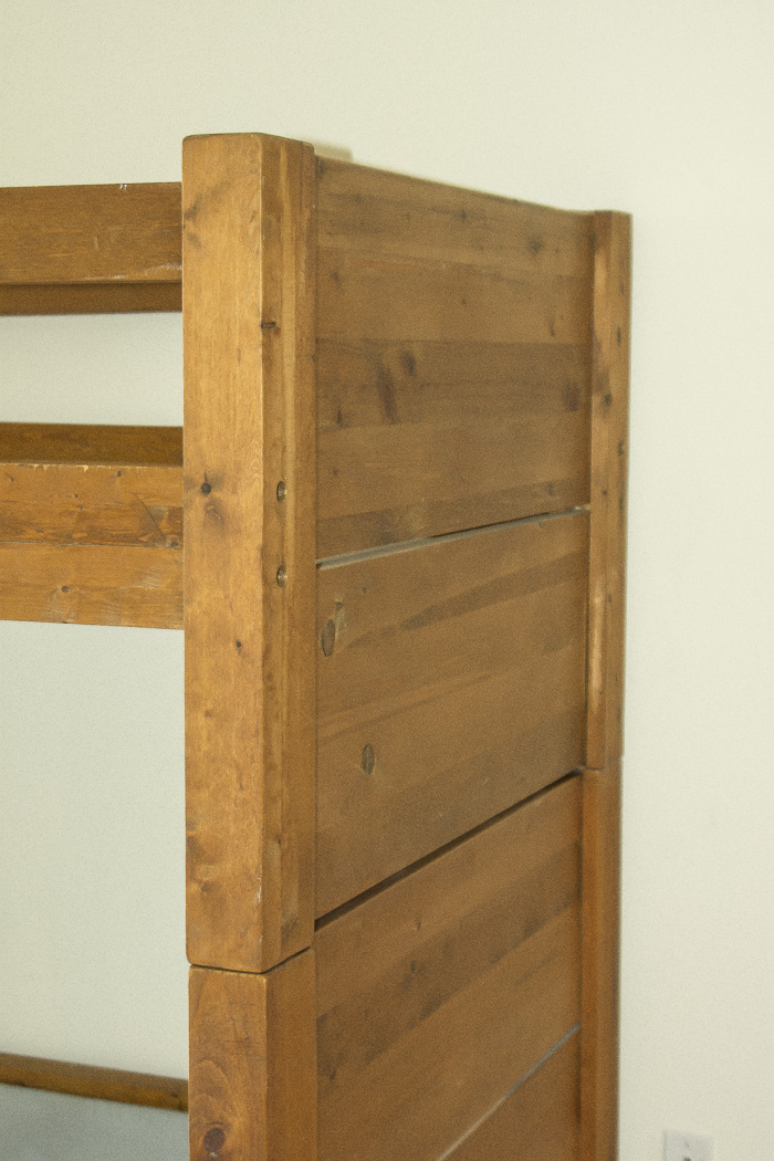 Vintage Knotty Pine Bunk Beds