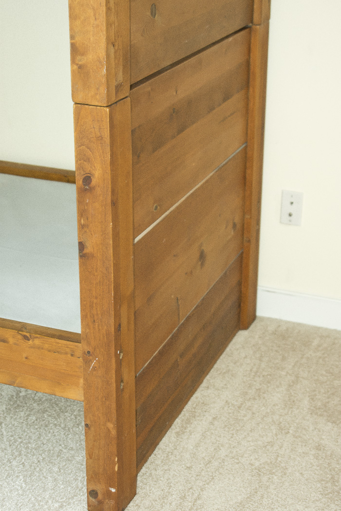 Vintage Knotty Pine Bunk Beds