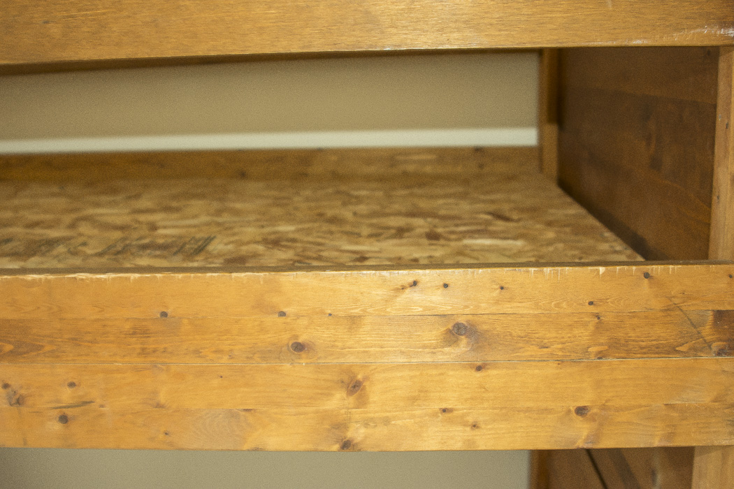Vintage Knotty Pine Bunk Beds