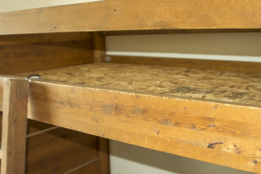 Vintage Knotty Pine Bunk Beds