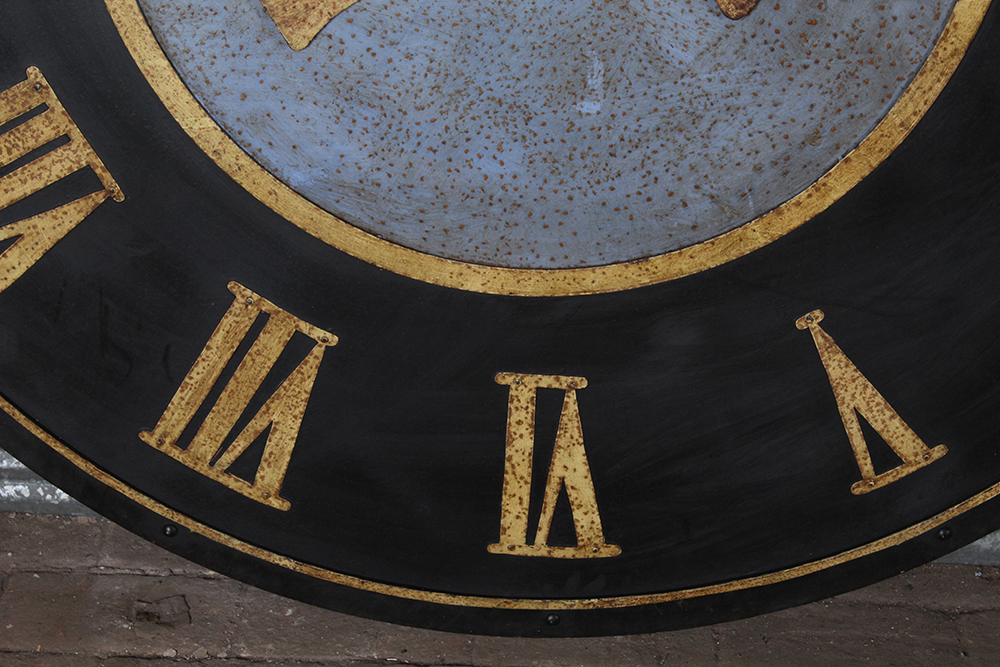 Sizeable Decorative Metal Clock Face