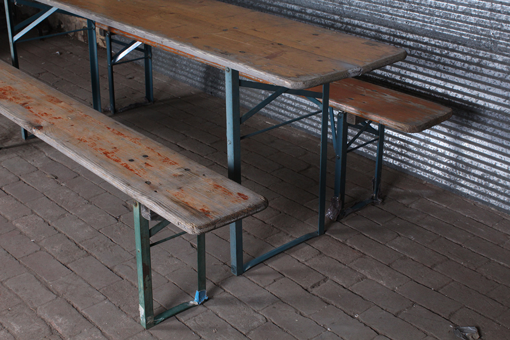 Vintage German Biergarten Picnic Set