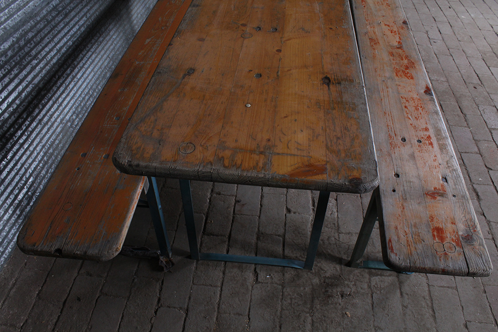 Vintage German Biergarten Picnic Set