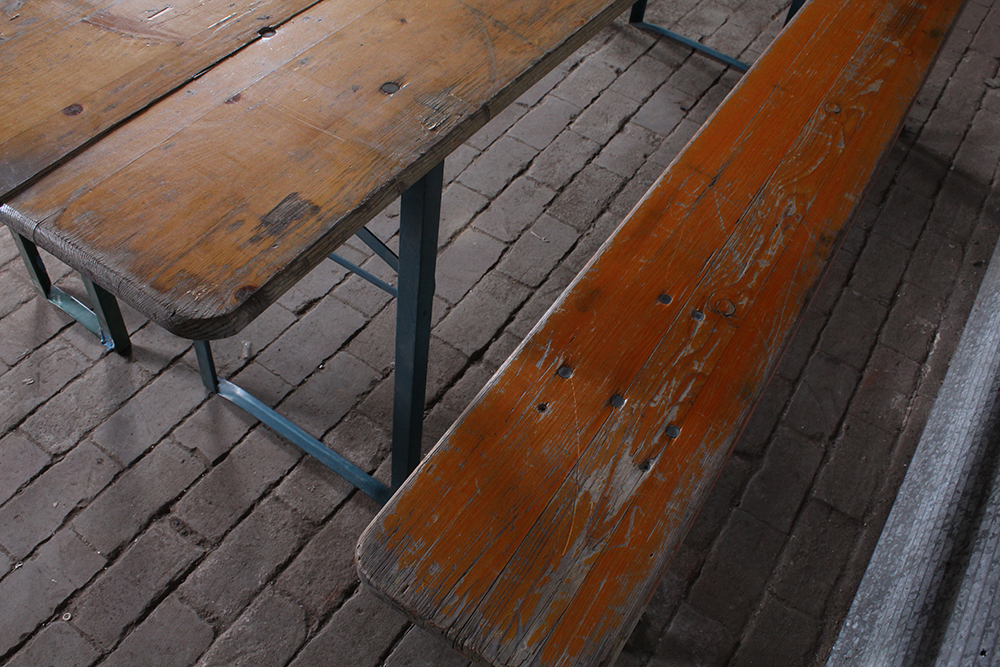 Vintage German Biergarten Picnic Set