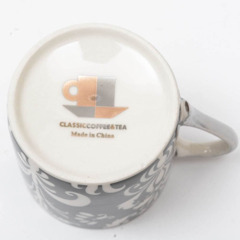 Classic Coffee & Tea Black and White Set