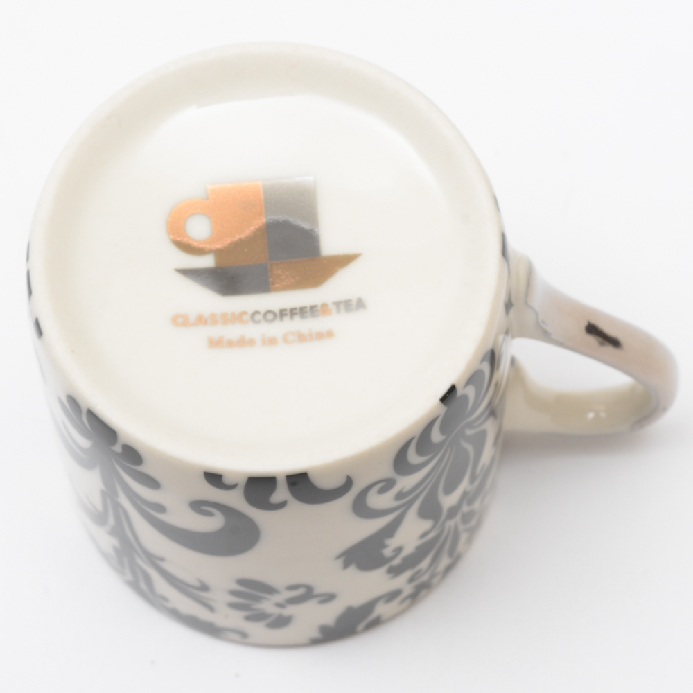 Classic Coffee & Tea Black and White Set