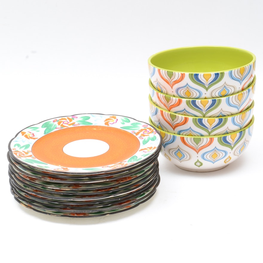 Vibrant Tableware Including Pier One