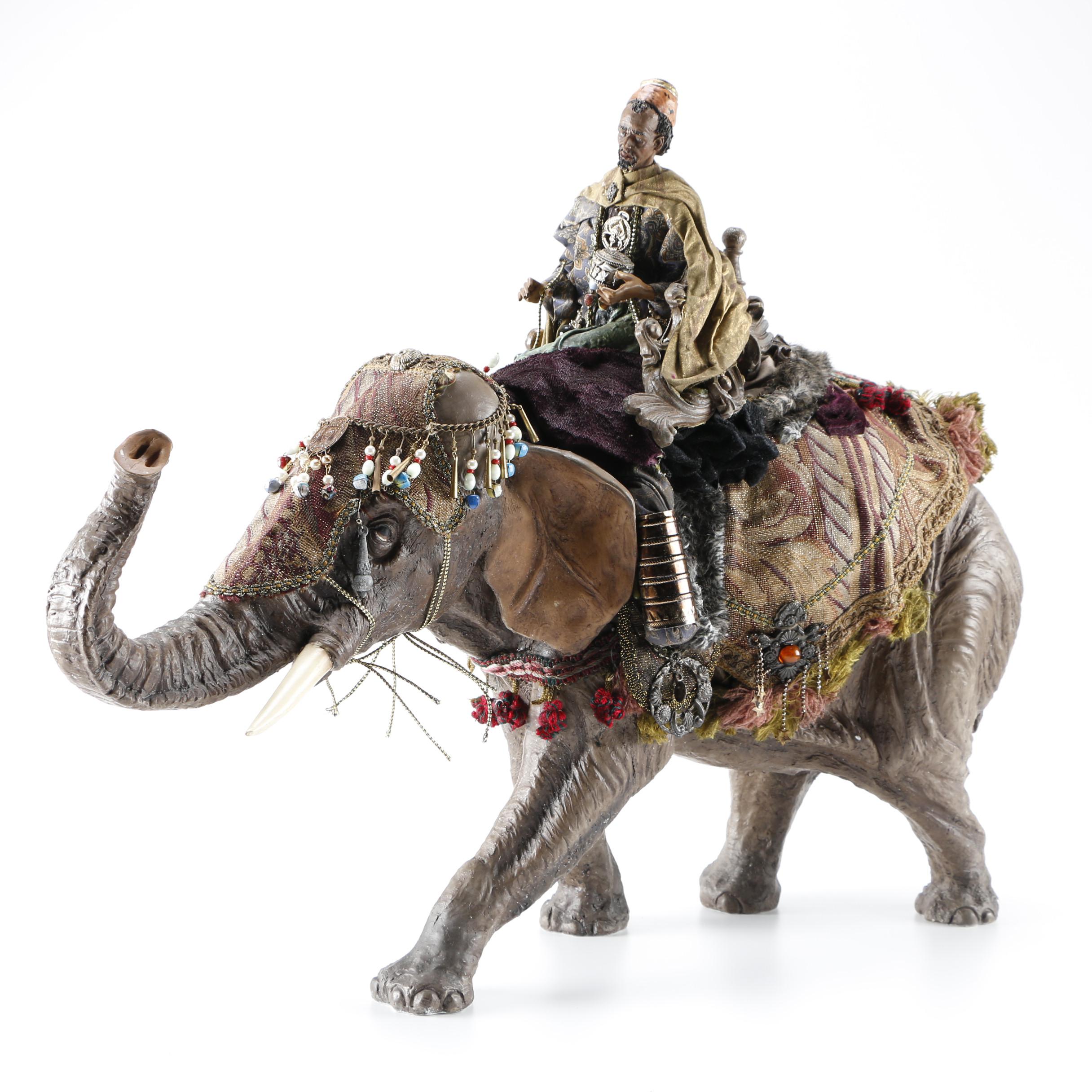 Department 56 Neapolitan Wiseman on Elephant