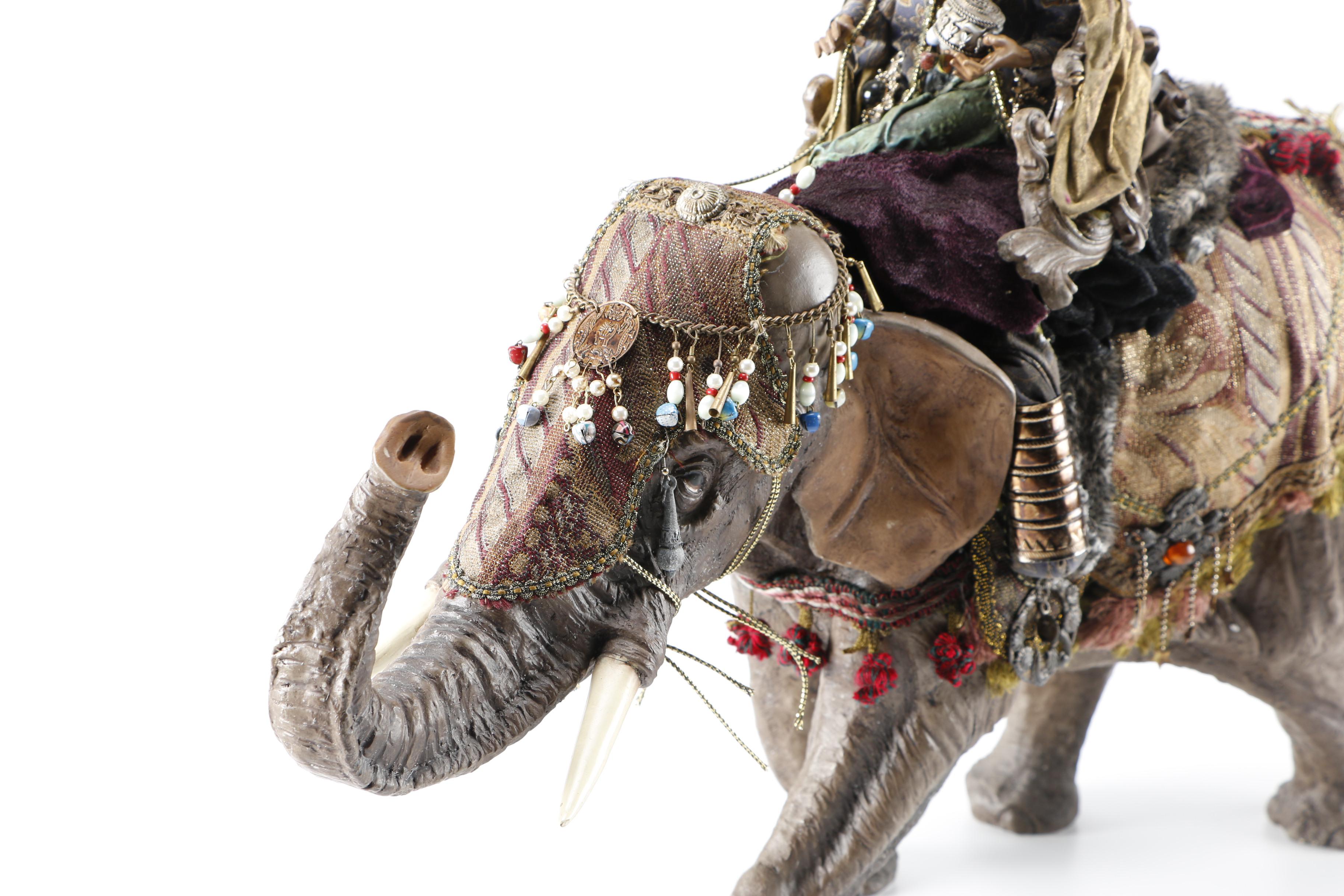 Department 56 Neapolitan Wiseman on Elephant