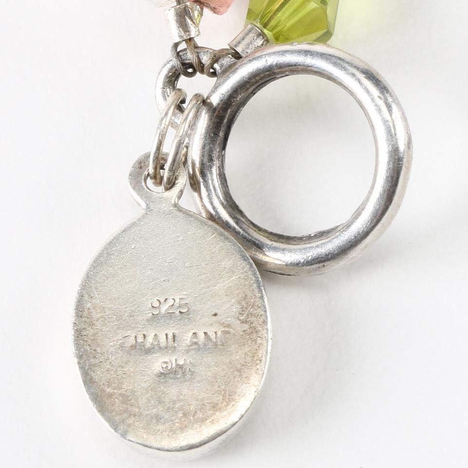 Assorted Beaded Costume Jewelry Featuring Peridot And Citrine