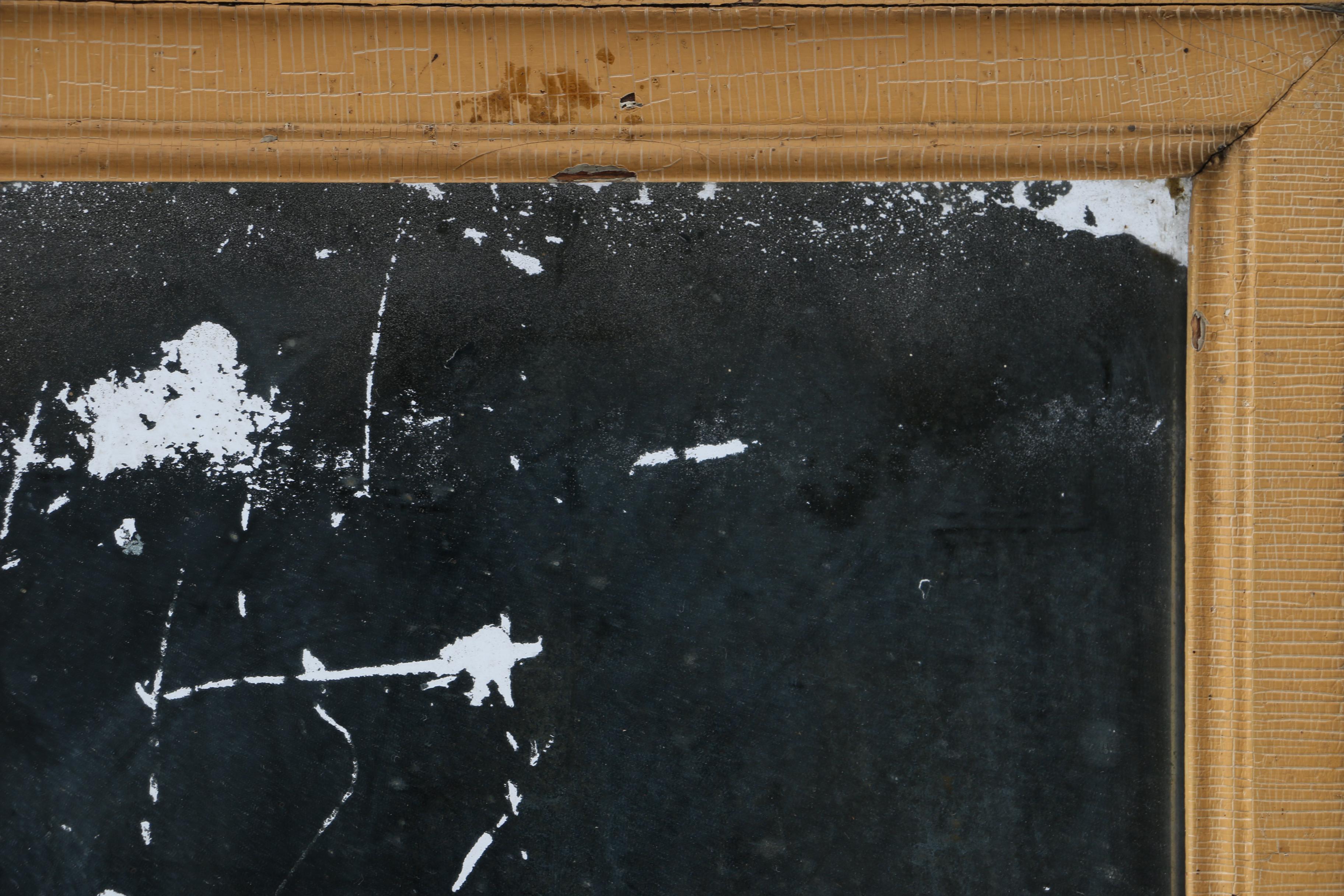 Vintage Mirror in Painted Wooden Frame