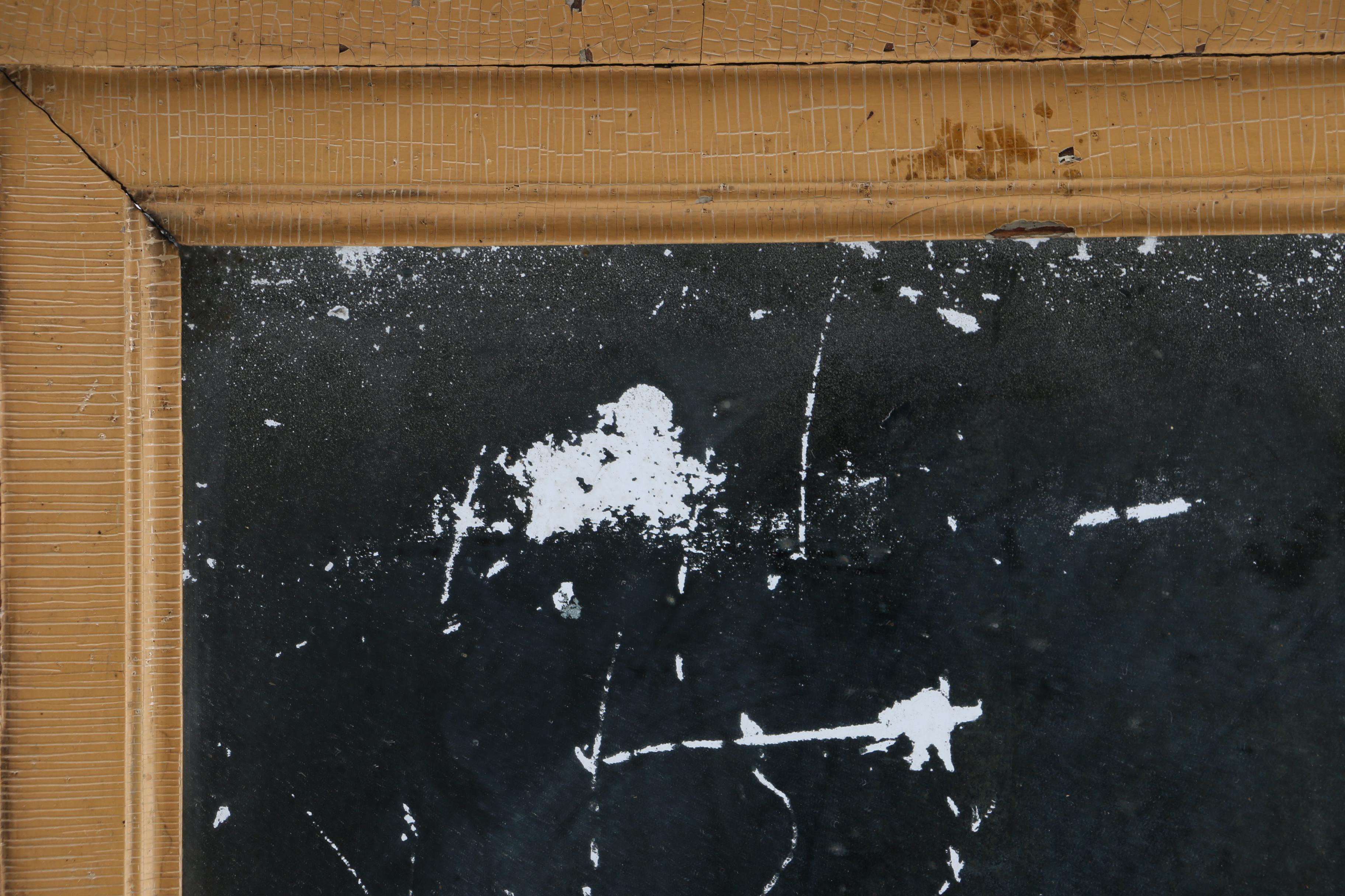 Vintage Mirror in Painted Wooden Frame