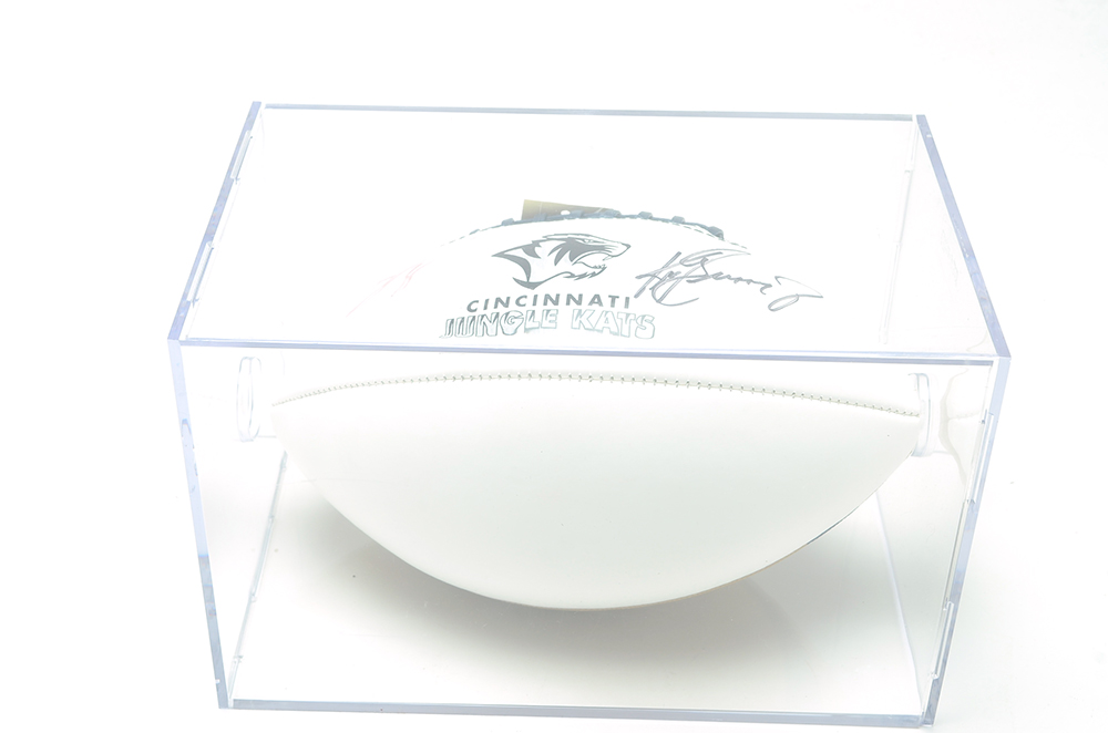 Ken Griffey Jr. and Sam Adams Signed Jungle Kats Football