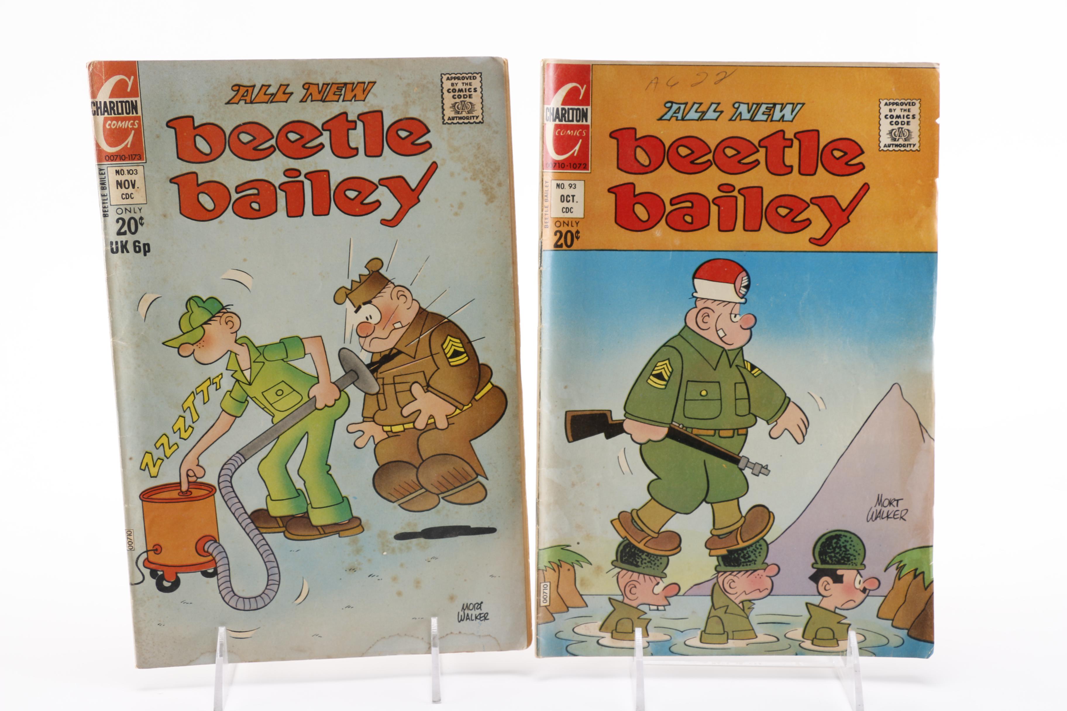 1970s Comic Book Collection Including "Beetle Bailey"