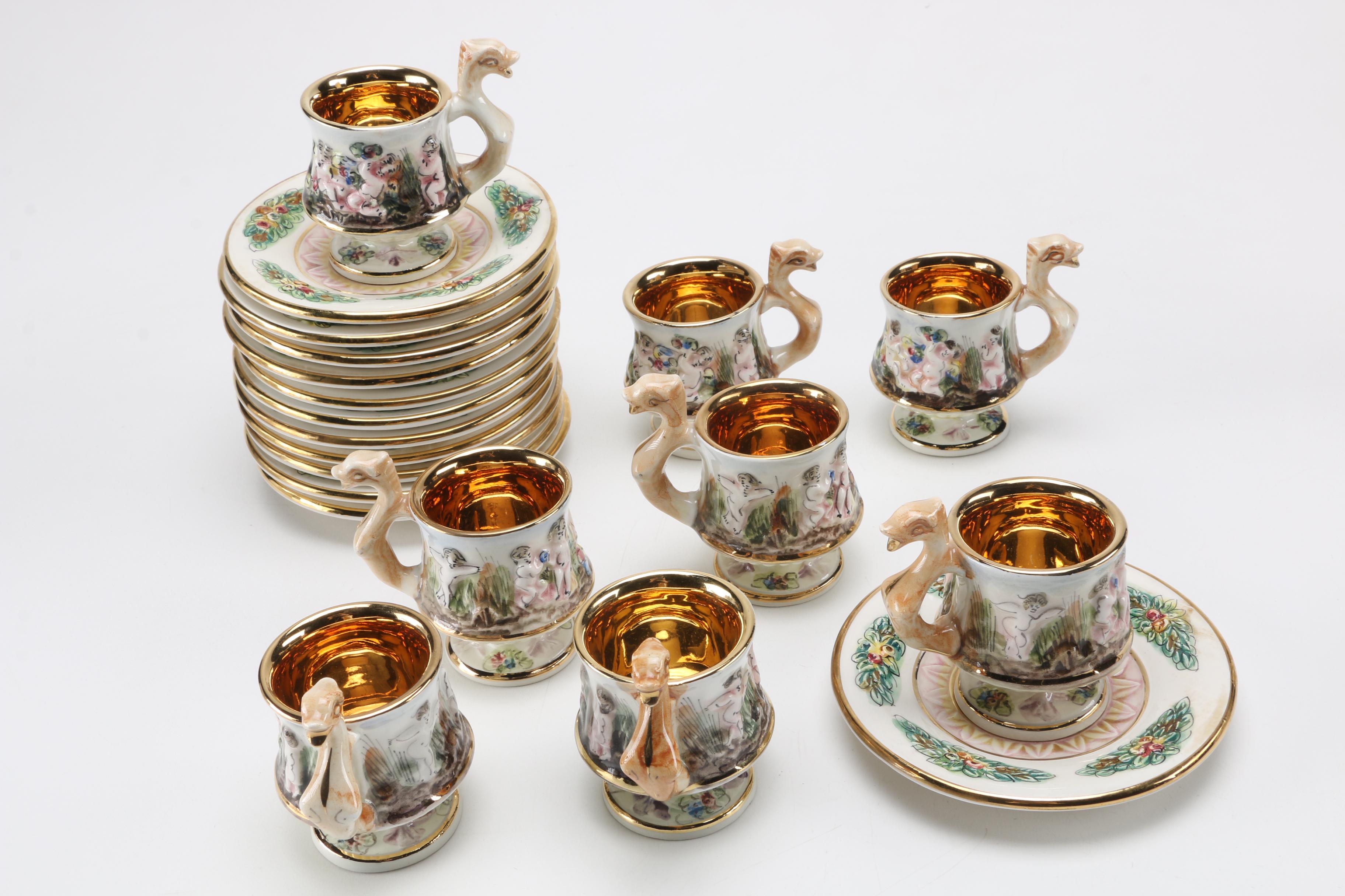 R. Capodimonte Italian Porcelain Chinaware