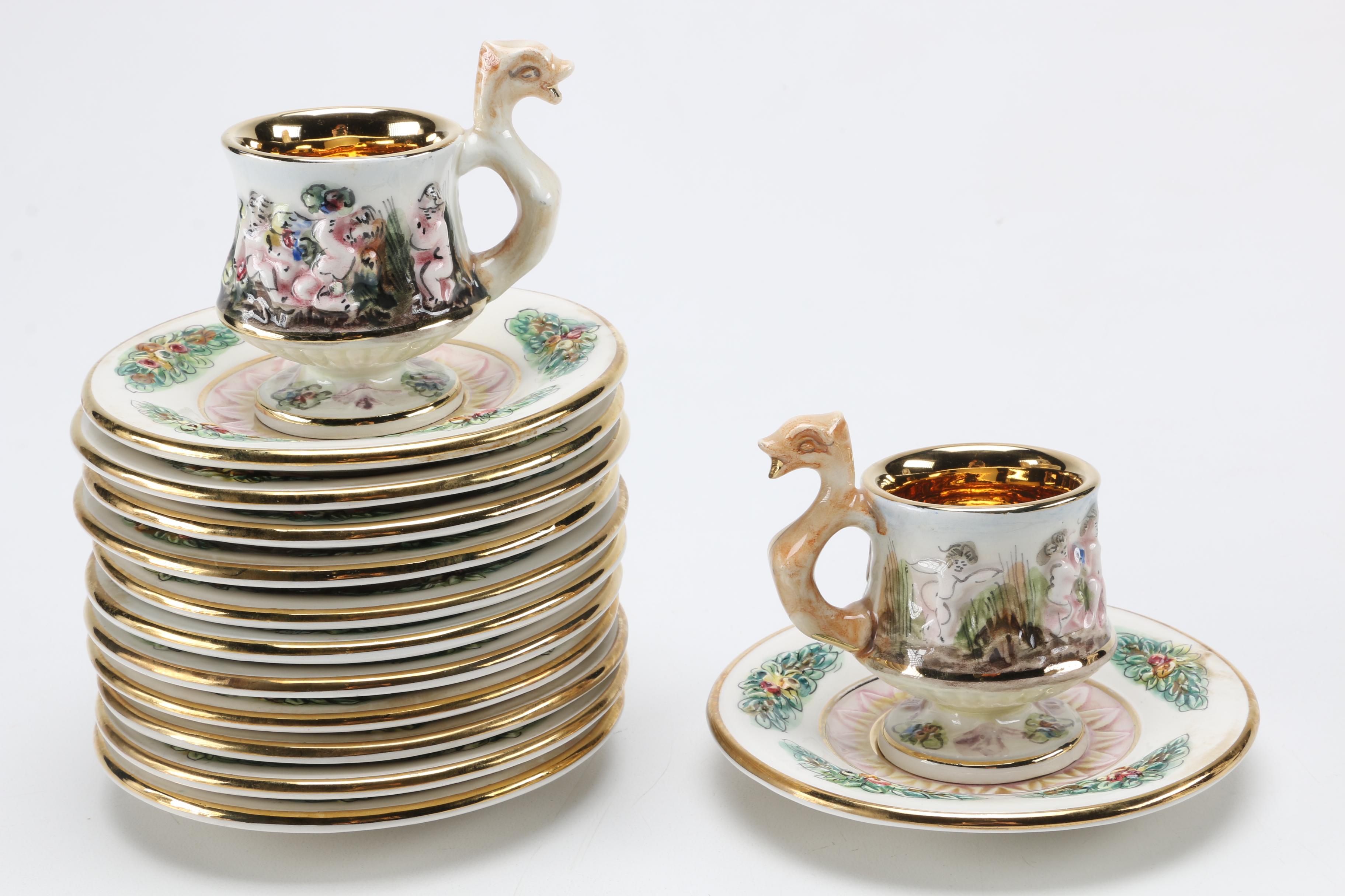 R. Capodimonte Italian Porcelain Chinaware