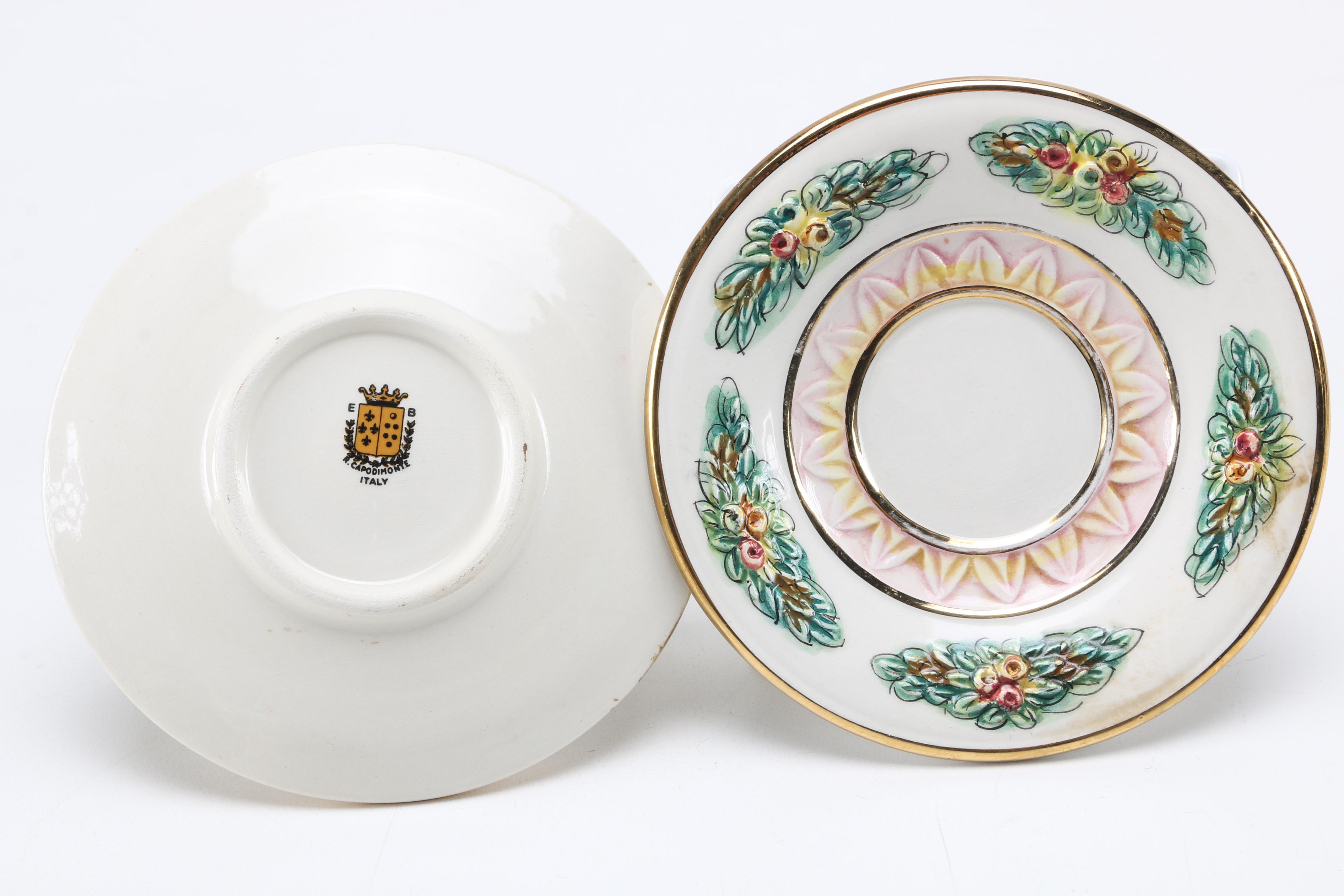 R. Capodimonte Italian Porcelain Chinaware